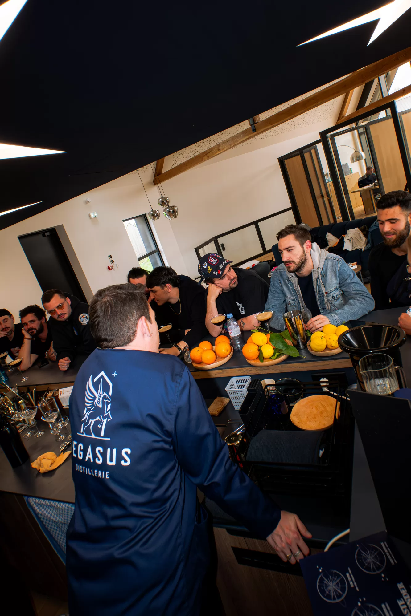 Atelier de dégustation à la distillerie Pegasus